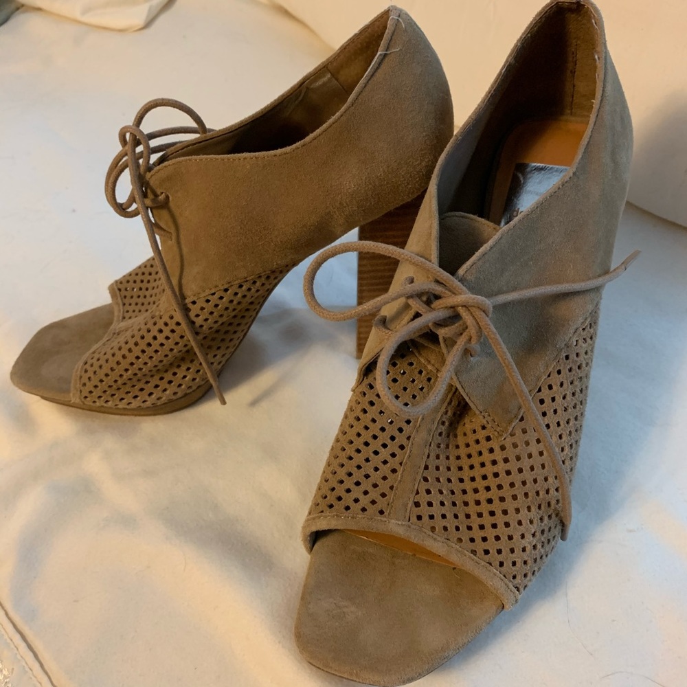 Dolce Vita Suede Open Toe heels.  Size 8.5.